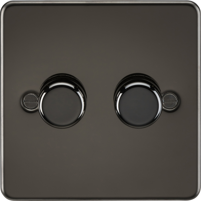 Gunmetal 2G 2-Way Intelligent Dimmer by ML Accessories