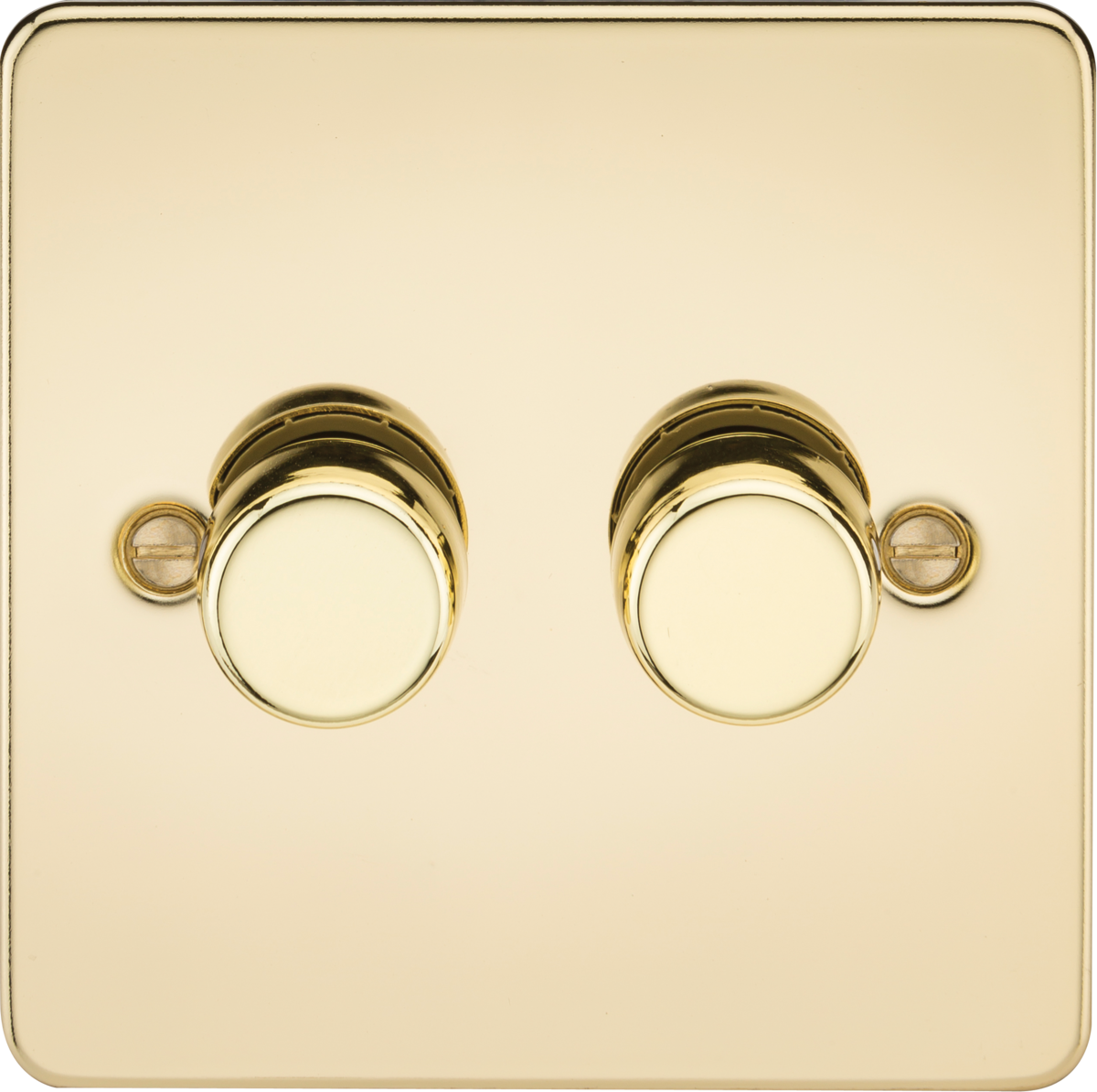 Intelligent Dimmer - Polished Brass, 10-200W, 5-150W LED