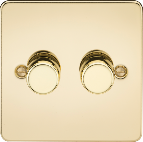 Intelligent Dimmer - Polished Brass, 10-200W, 5-150W LED
