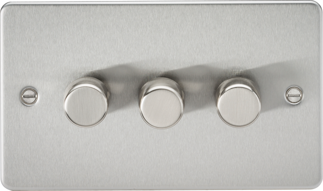 3G 2-way 10-200W Intelligent Dimmer in Brushed Chrome