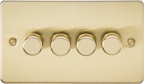 4G 2-way Intelligent Dimmer in Brushed Brass Finish