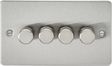 4G 2-way Intelligent Dimmer - Brushed Chrome