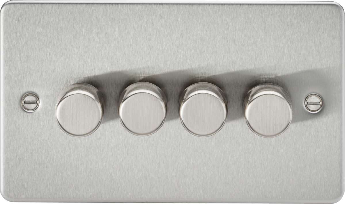 4G 2-way Intelligent Dimmer - Brushed Chrome