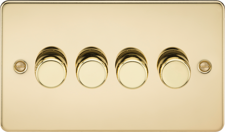 4G 2-way 10-200W Intelligent Dimmer - Polished Brass