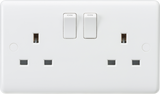 13A 2G DP Switched Socket with Twin Earths - ASTA Approved