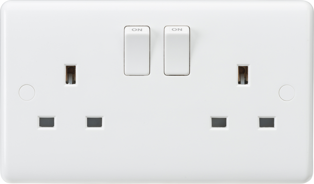 13A 2G DP Switched Socket with Twin Earths - ASTA Approved
