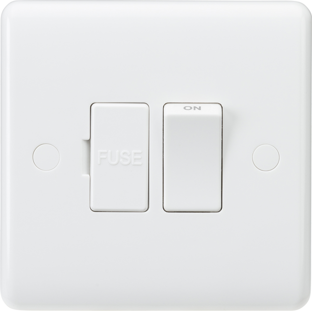 Knightsbridge 13A Switched Fused Spur Unit with Flex Outlet