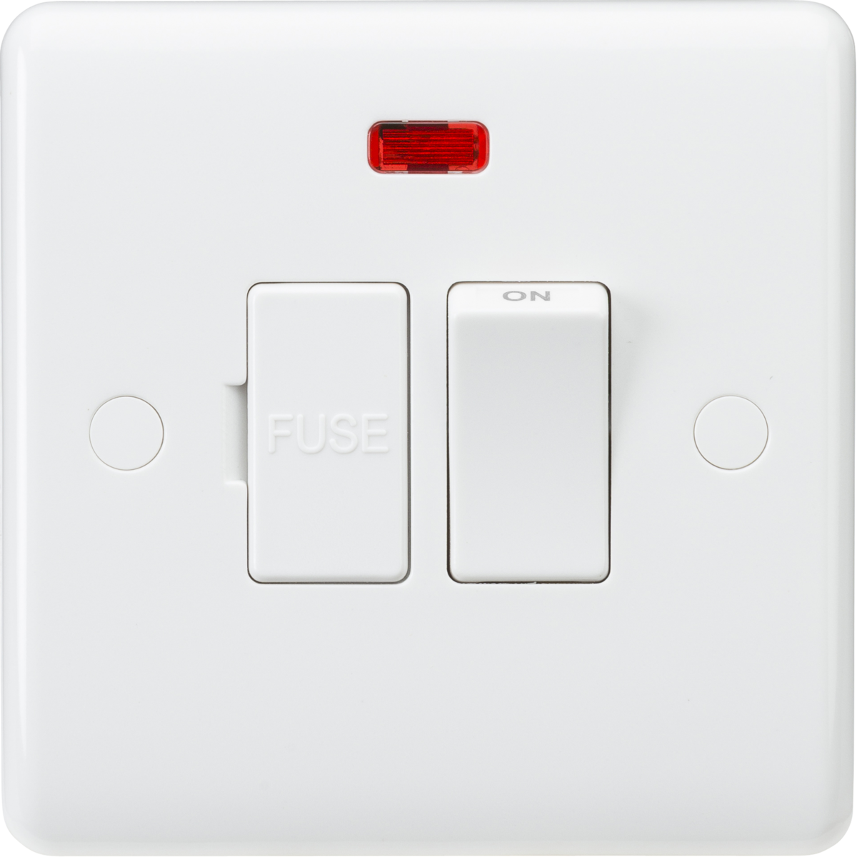 Knightsbridge 13A Switched Fused Spur Unit - Neon and Flex Outlet