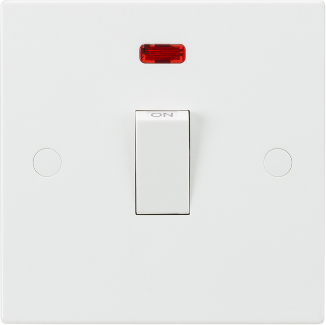 Knightsbridge 20A 1G DP Switch with Neon