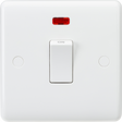 20A DP Switch with Neon - Curved Edge Design