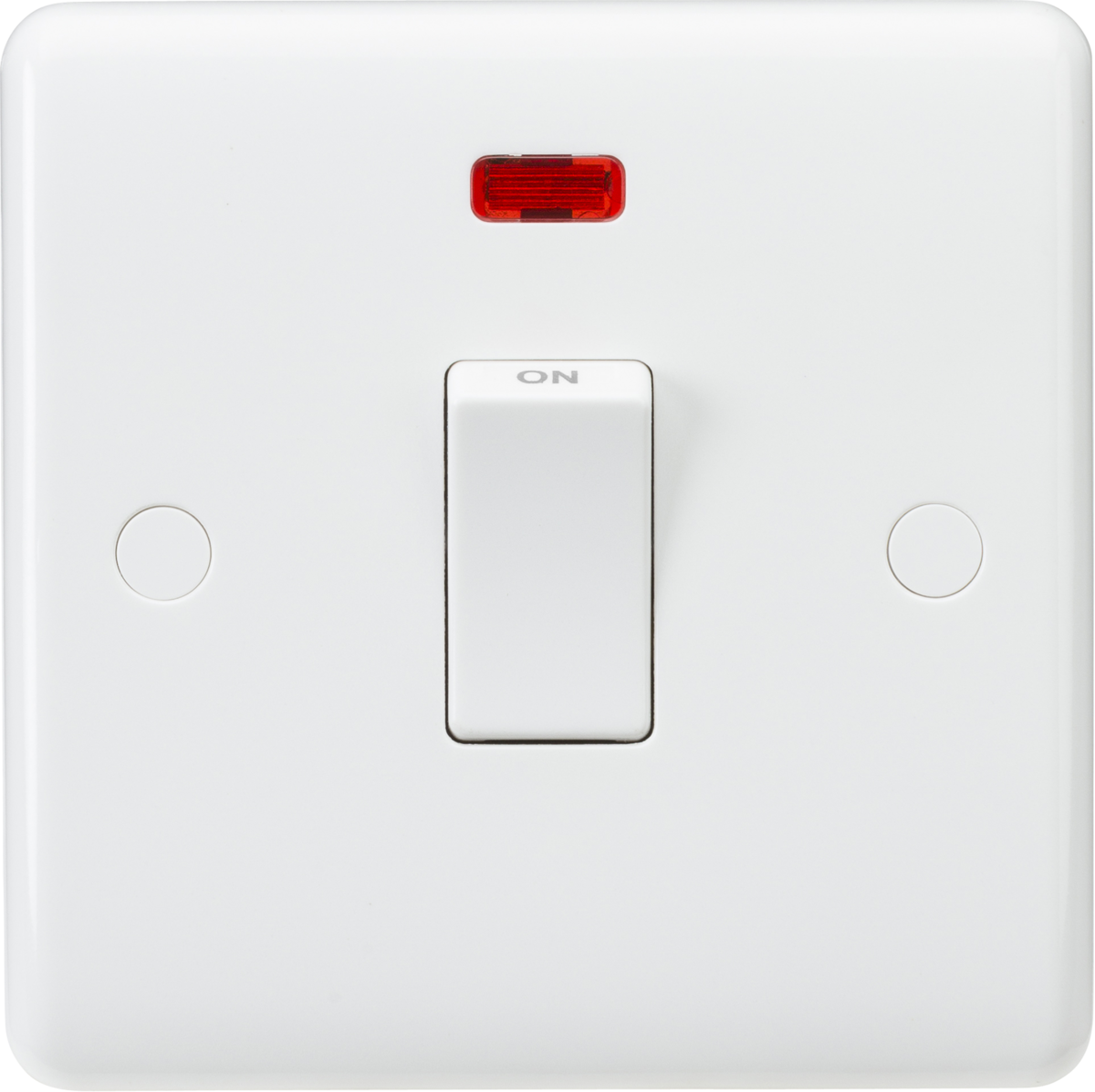 20A DP Switch with Neon - Curved Edge Design
