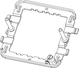 1-2G Grid Mounting Frame Side View