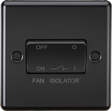 10A Fan Isolator Switch - Matt Black