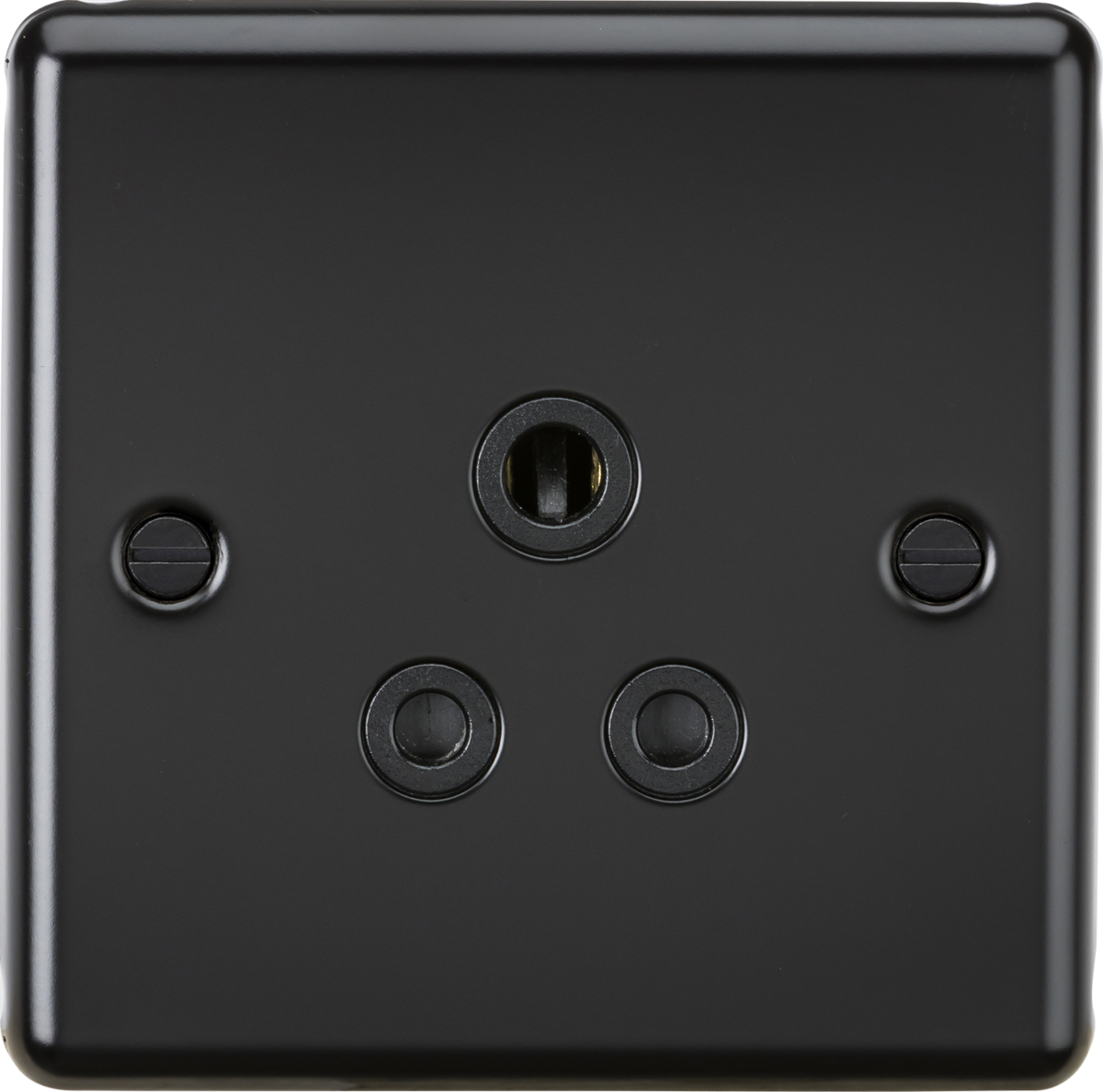 5A Unswitched Socket - Matt Black