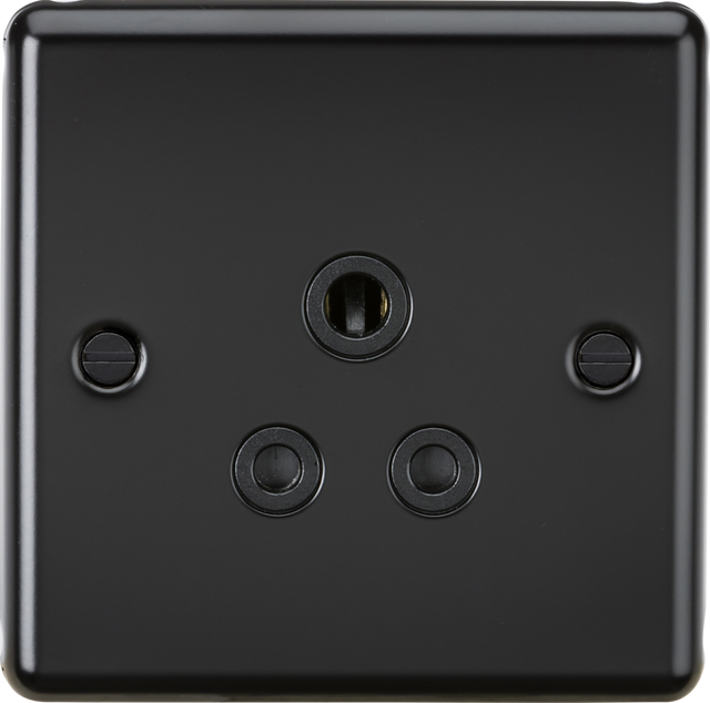 5A Unswitched Socket - Matt Black