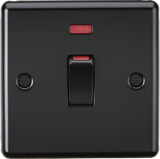 ML Accessories 45A 1G DP Switch with Neon - Matt Black