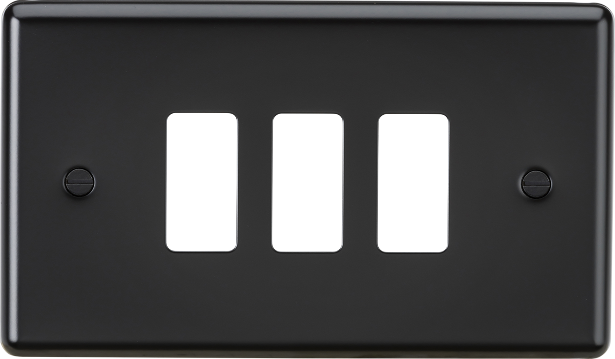 3G Grid Faceplate - Matt Black