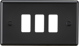 3G Grid Faceplate - Matt Black
