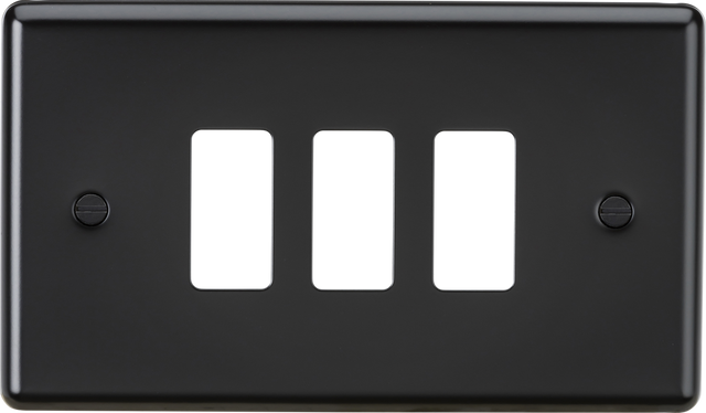 3G Grid Faceplate - Matt Black