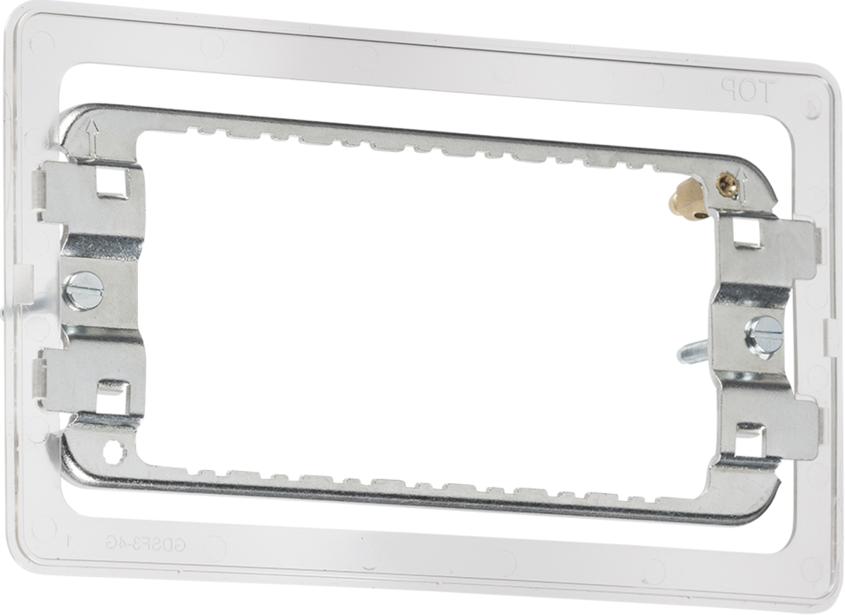 3-4G Grid Mounting Frame for Screwless - Premium Steel Construction