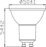 Additional Image for 230V 5W GU10 LED Dimmable Lamp 3000K
