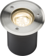 230V IP65 3W LED Stainless Steel Recessed Ground Light 3000K