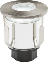 230V IP65 0.6W LED Mini Ground Light - Brushed Steel