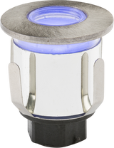 230V IP65 0.6W LED Blue Mini Ground Light with Three Interchangeable Heads