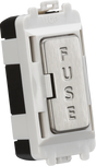 Knightsbridge 13A Fused Module - Brushed Chrome