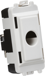 Flex Outlet Module for up to 10mm Cable - White