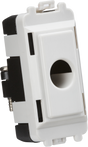 Flex Outlet Module for up to 10mm Cable - White