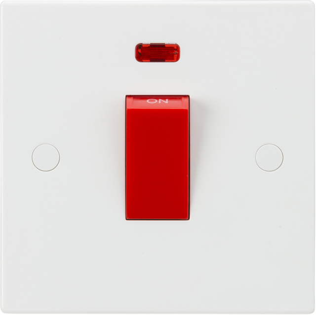 45A DP Switch with Neon - Red Rocker