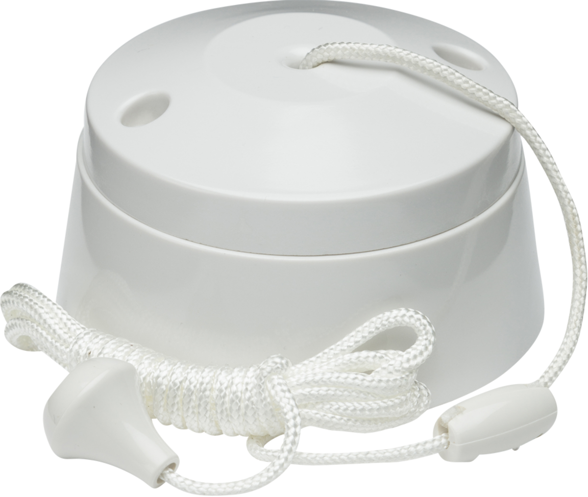 Knightsbridge 10AX 2-Way Pull Cord Switch - White
