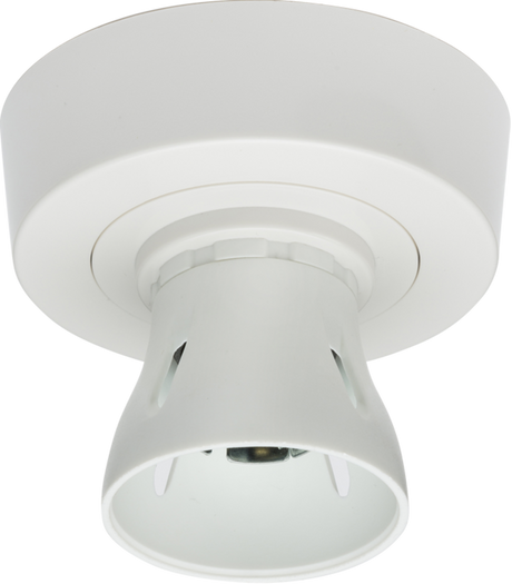 T2 HO BC Batten Holder with Ceiling Rose Base - Main View