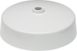 Ceiling Rose 3-Plate with Integral Terminal Block - White Finish