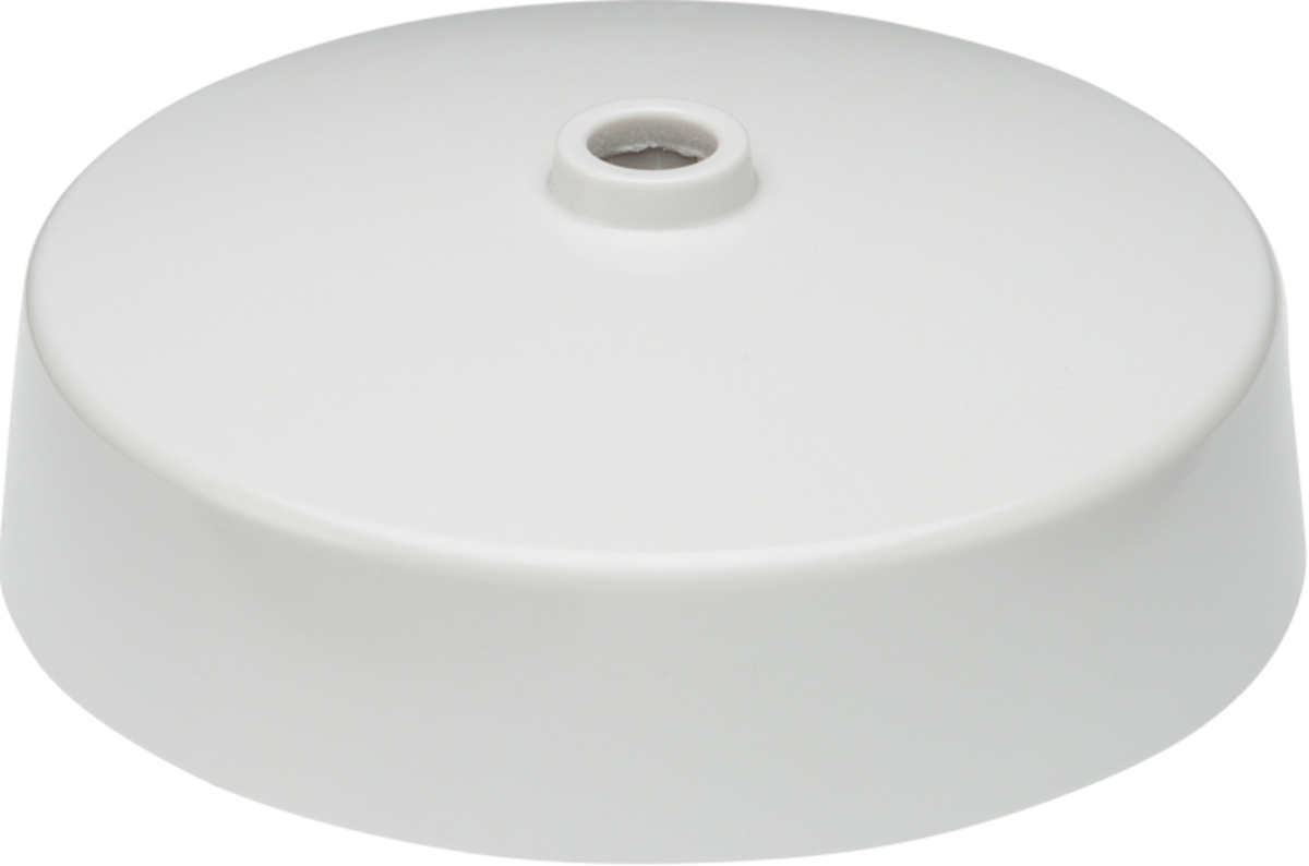 Ceiling Rose 3-Plate with Integral Terminal Block - White Finish