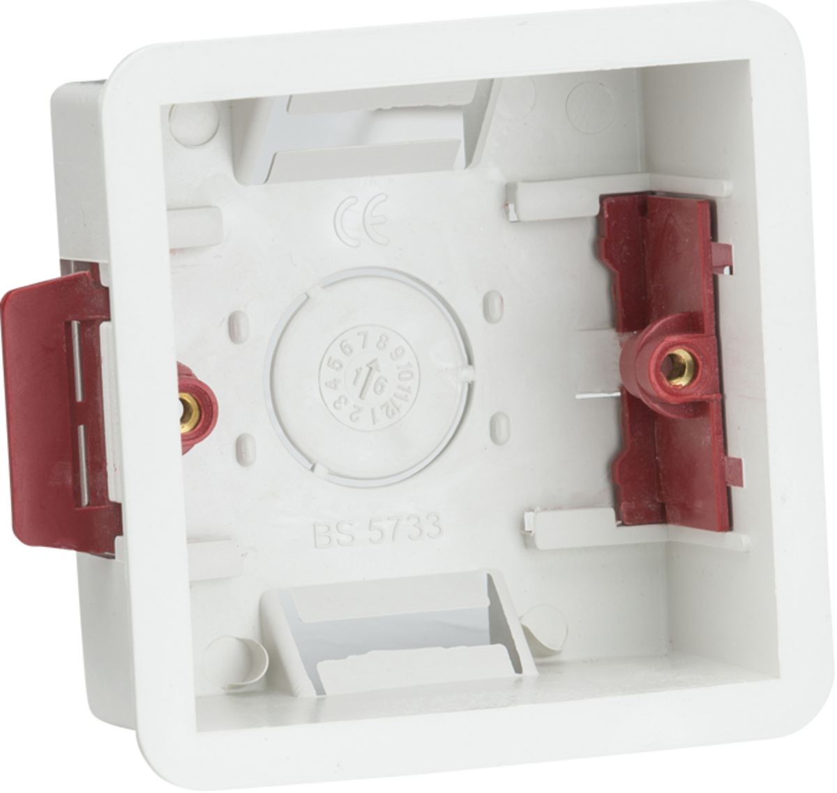 Knightsbridge 35mm Single Dry Lining Box - White Plastic