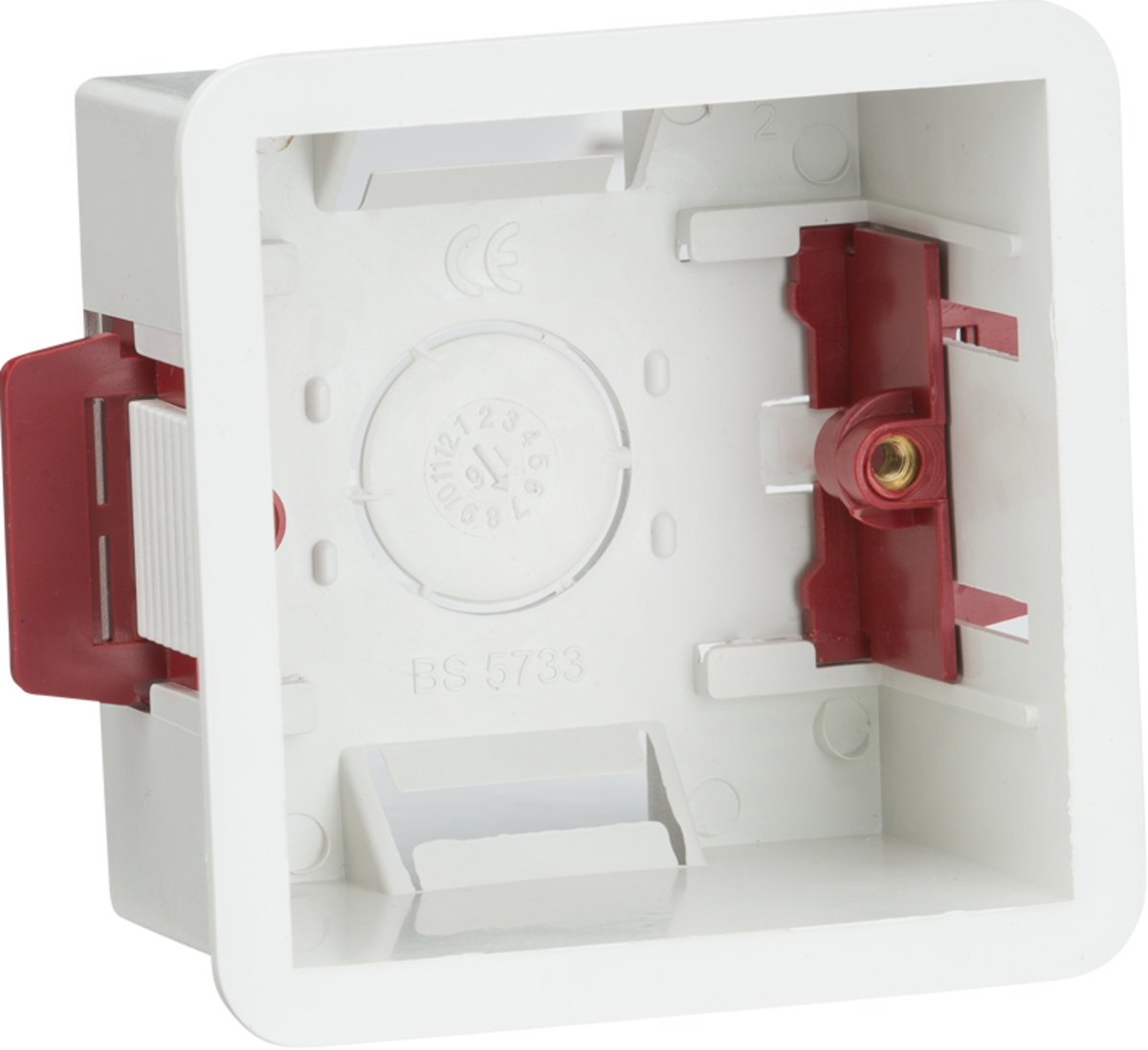 47mm Single Dry Lining Box - White