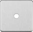 20A Flex Outlet Plate - Brushed Chrome