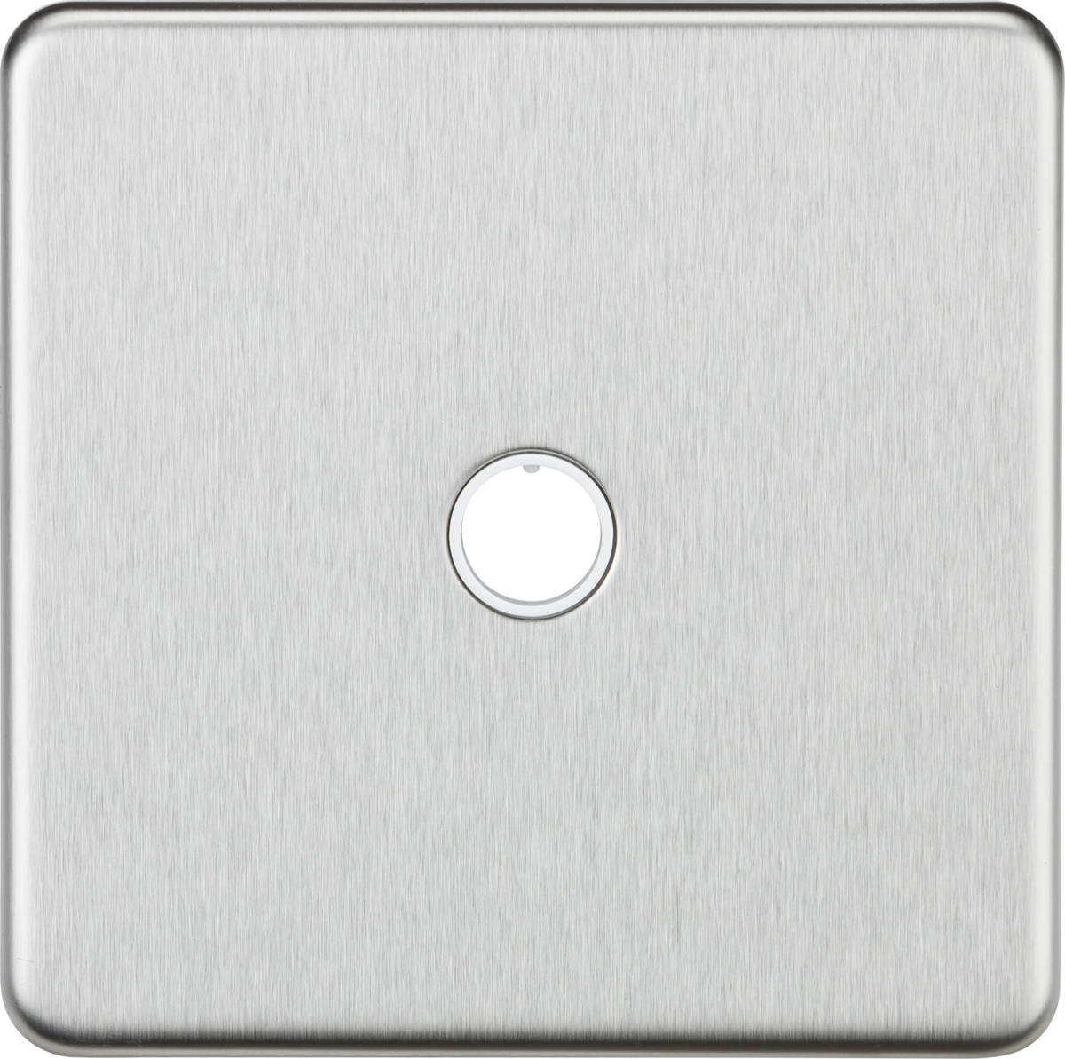20A Flex Outlet Plate - Brushed Chrome