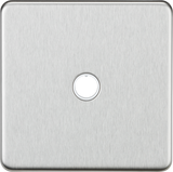 20A Flex Outlet Plate - Brushed Chrome