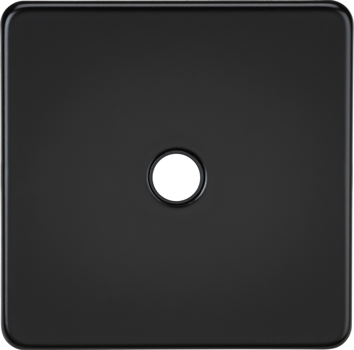 20A Flex Outlet Plate - Matt Black, suitable for modern homes