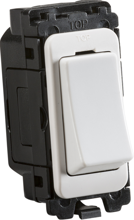 20AX Intermediate Switch Module - Front Mounting Grid Module in White