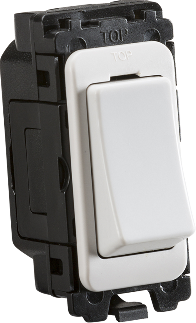 20AX Intermediate Switch Module - Front Mounting Grid Module in White