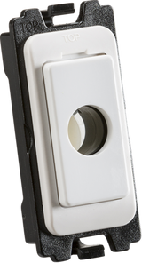Flex Outlet Module for 10mm Cable - White