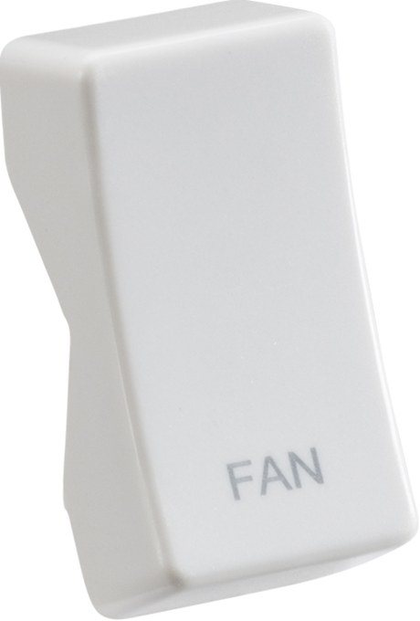 Rocker Cover - Laser Printed FAN, White