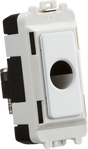 Knightsbridge Flex Outlet Module - Matt White