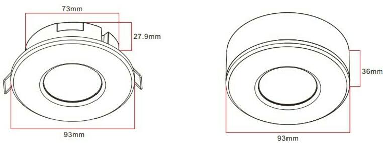 Additional view of IP20 360° PIR Sensor