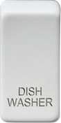 Switch Cover Marked Dishwasher - Matt White