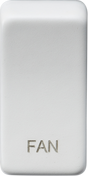 ML Accessories Switch Cover Marked FAN - Matt White